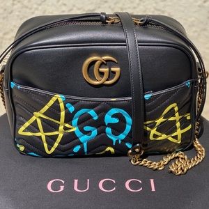 Gucci Ghost Marmont Crossbody/ Shoulder NWT